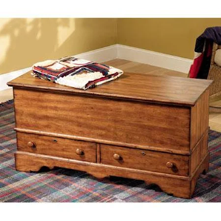 Woodland Cherry Jewelry Storage Cedar Chest