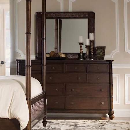Passages Dresser and Mirror Combo