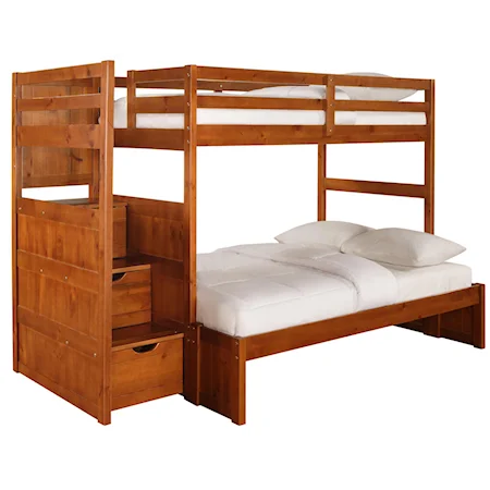 Twin Over Full Step Bunk Bed