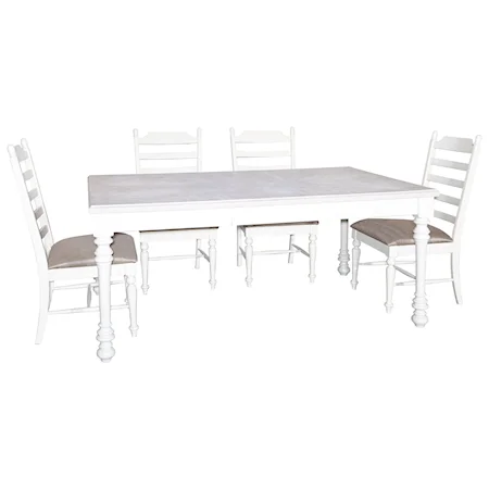 Slater 5PC Table and Chair Set