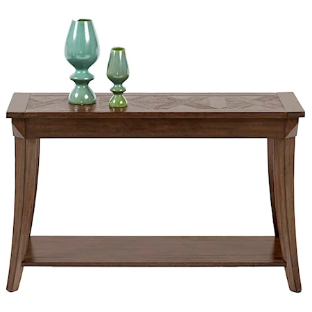 Sofa/Console Table with Parquet Table Top