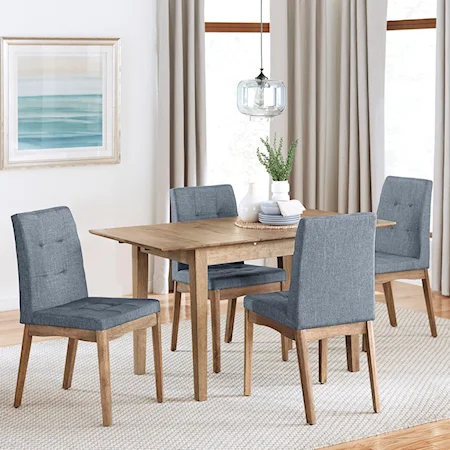 5-Piece Butterfly Dining Table Set