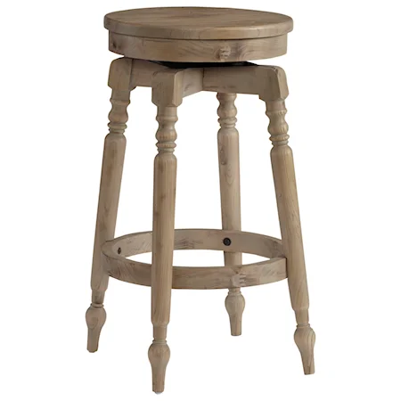 Transitional 30" Swivel Barstool