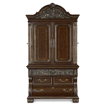 Ornate Bedroom Armoire