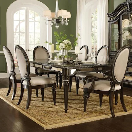 7 Pc. Dining Table & Chair Set