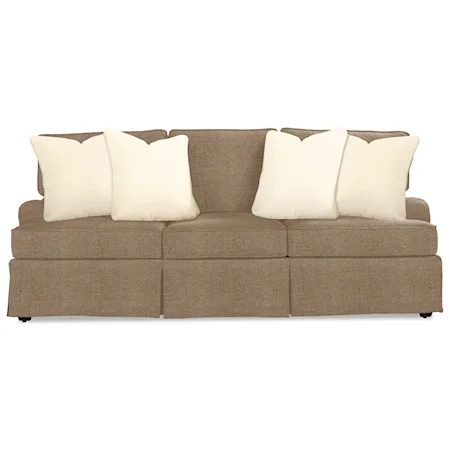 Traditional Skirted Sofa