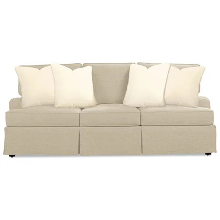 Traditional Skirted Sofa