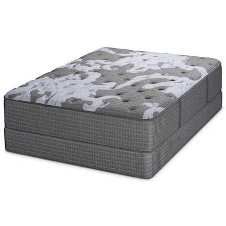 King Threshold Pocketed Coil Mattress and Foundation