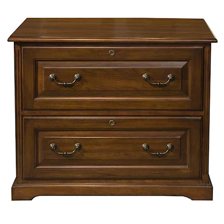 2 Drawer Traditional Lateral File Cabinet