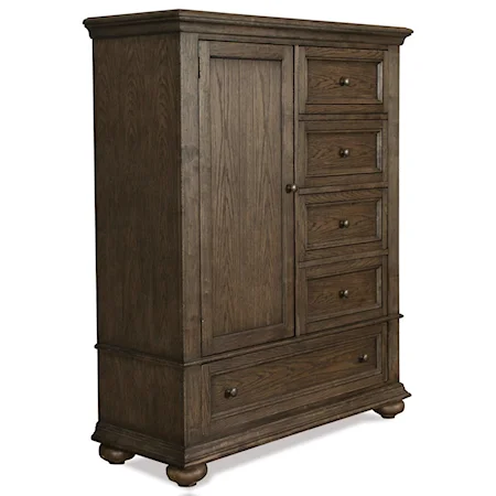 Traditional Gentlemen's Chest with Adjustable Shelves