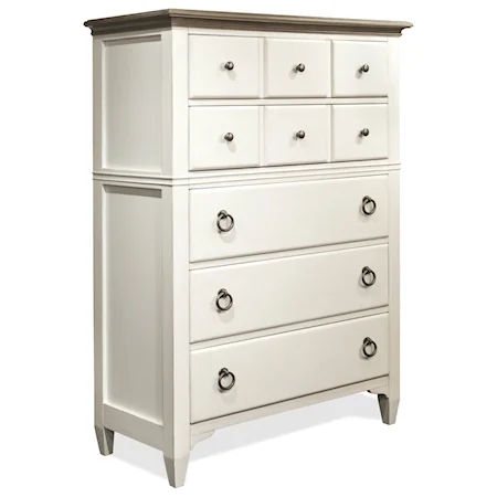 5-Drawer Chest with Ring Handle Hardware