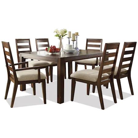 7-Pc Rectangular Dining Table Set