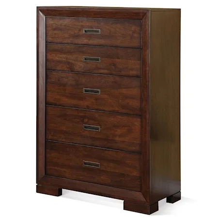 5-Drawer Chest w/ Inset Pulls