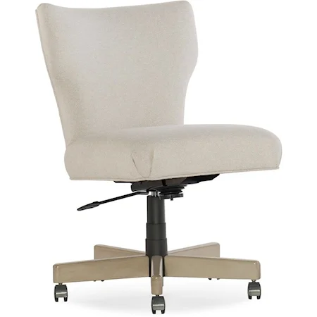 Transitional Desk Chair with Adjustable Height