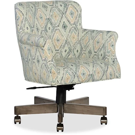 Transitional Desk Chair with Adjustable Height