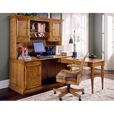 Executive Desk w/Hutch and Return