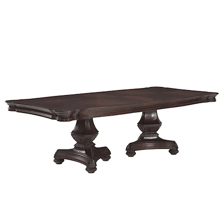 Double Pedestal Table