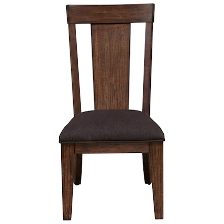 Side Chair with Upholstered Seat