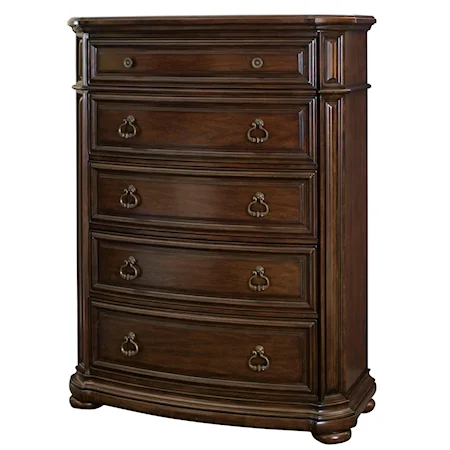 Traditional-Style 5-Drawer Chest