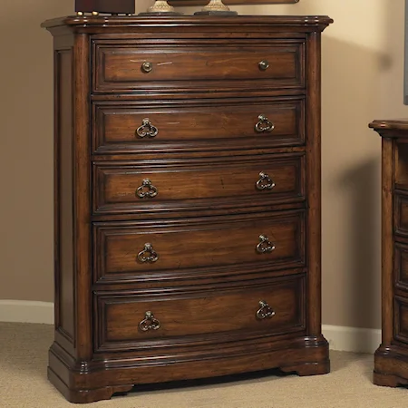 Molded 5 Drawer Chest