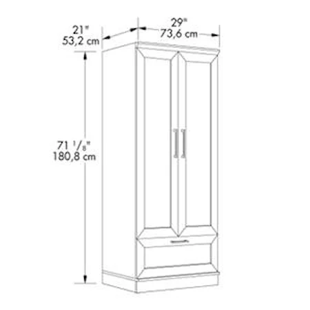 Contemporary Wardrobe/Storage Cabinet