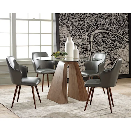 Round Table and Chair Set