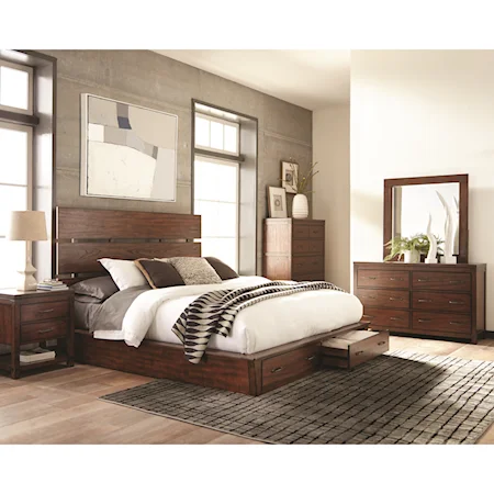 California King Storage Bedroom Group 3