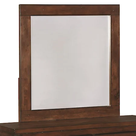 Dresser Mirror with Wood Frame