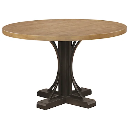 Round Pedestal Dining Table