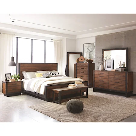 Industrial California King Bedroom Group