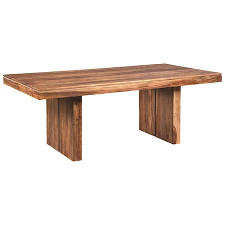 Rustic Sheesham Wood Dining Table