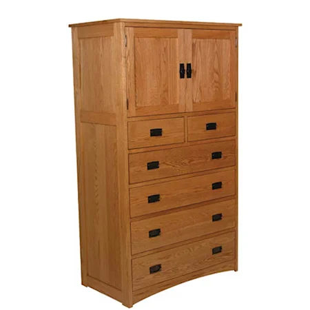 Prairie Mission Chest Armoire