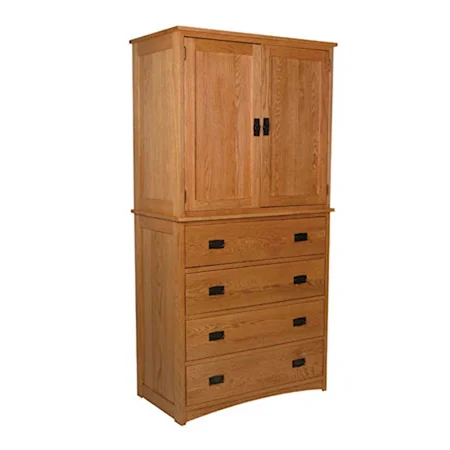 Prairie Mission 4-Drawer Wardrobe