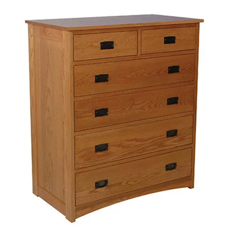 Prairie Mission 6-Drawer Chest