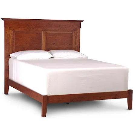 California King Shenandoah Deluxe Panel Bed w/ Wood Frame