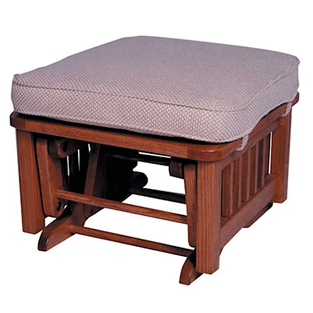 Prairie Mission Glider Ottoman