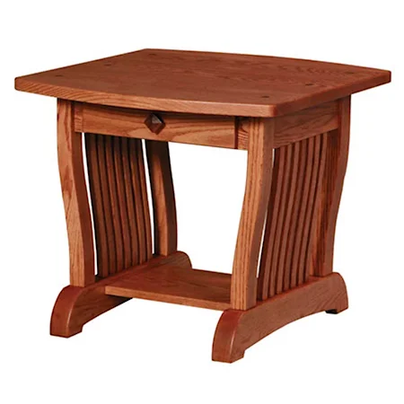 Royal Mission Drawer End Table