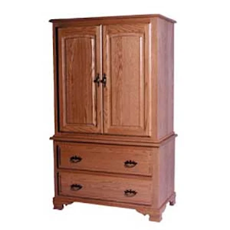 Classic Short Armoire on Chest