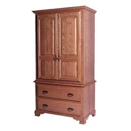 Classic Tall Armoire on Chest