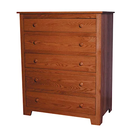 Shaker 5-Drawer Chest