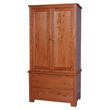 Shaker Armoire on Chest