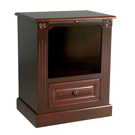 Imperial Deluxe Nightstand with Opening