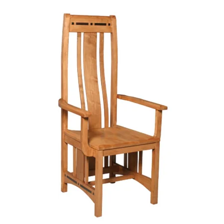 Wood Seat Arm Chair