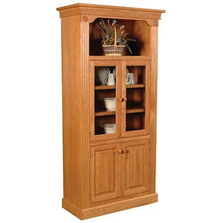 Imperial Bookcase w/ Glass Doors
