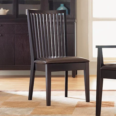 Slat Back Dining Side Chair