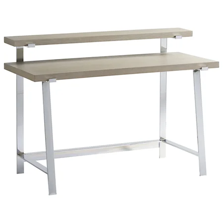 Desk with Stainless Steel Base