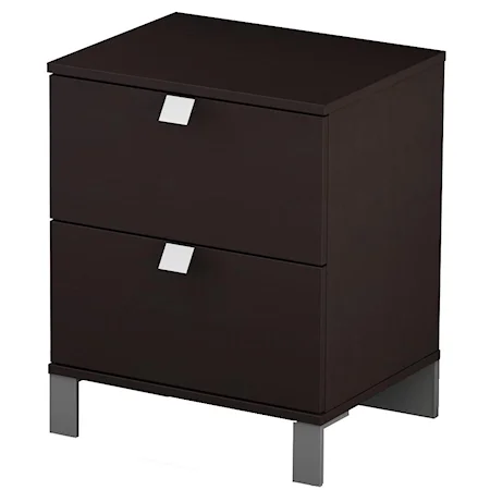 Two Drawer Night Stand