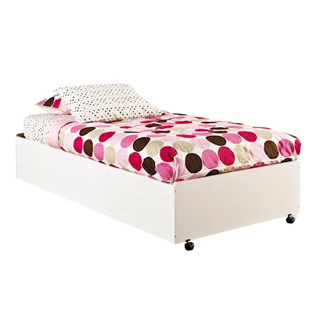 Twin Bed on Casters