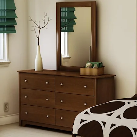 Dresser with Mirror Combination