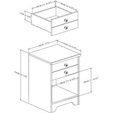 Nightstand w/ Drawer